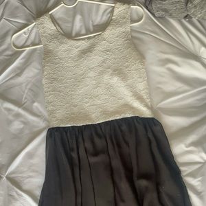 Black and white girls dress.